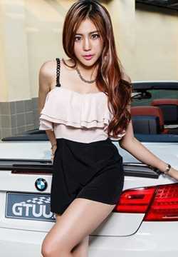 精选妩媚宝马车模性感高清图册