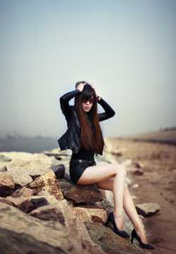 高清性感车模户外高清图集