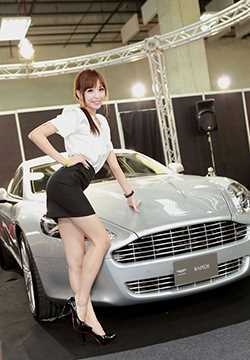 长腿车模性感制服紧身翘臀个性