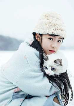 精选甜美小清新美女雪中可爱迷人图册