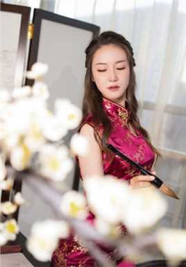 精选古典亚洲旗袍美女展现东方优雅气质婚纱图片图册