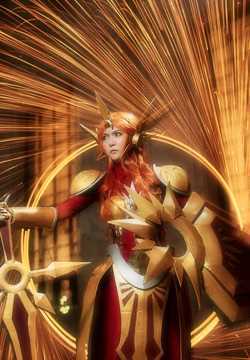 萌妹子cosplay游戏女巫角色高清图集