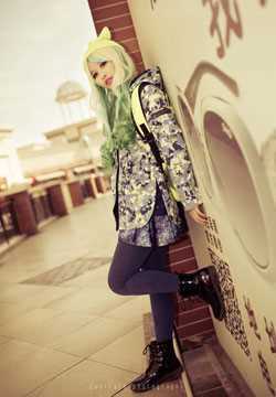 优质萝莉萌妹子cosplay洋娃娃街拍照相册