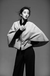 蒋梦婕最全杂志黑白壁纸