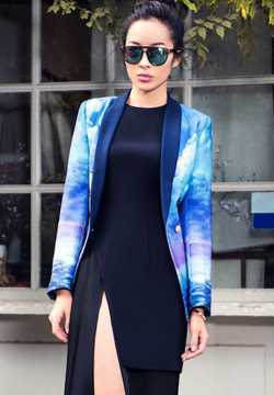 最新童苡萱时尚街拍大片秀迷人大长腿壁纸