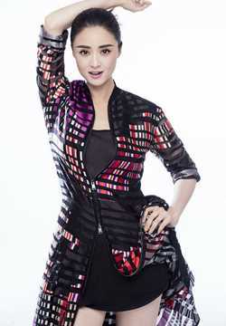 高清蒋欣最新时尚展完美身材图集