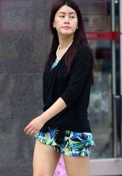 最全靓丽热裤美女时尚街拍大片壁纸