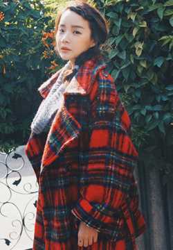 女星刘美人冬日时尚街拍大片