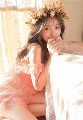 优质森系美女蕾丝内衣蕾丝清纯治愈系图片图片