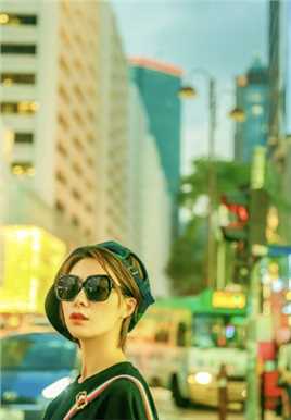 优质时尚美女王汀街头靓丽淑女御姐风情图片图片