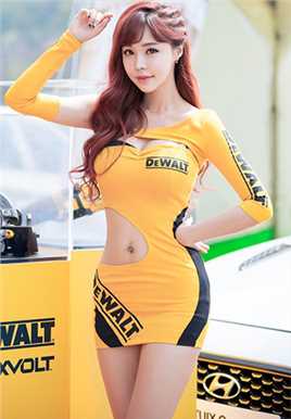 最新韩国美女车模徐珍儿高清车展图集