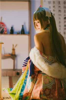 绝色美女cosplay南小鸟和风和服