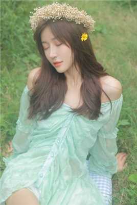 优质花环美女圆润香肩精致锁骨图片