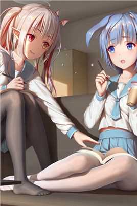 高清jk制服袜子萝莉姐妹花清纯诱惑漫画图片图册