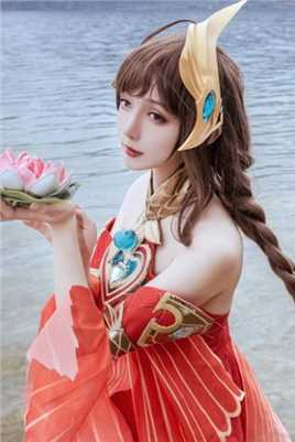 优质95后小女生cosplay王者荣耀大乔清纯照片网相册