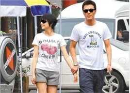 于小伟(Calvin)与高圆圆恋情素颜照相册